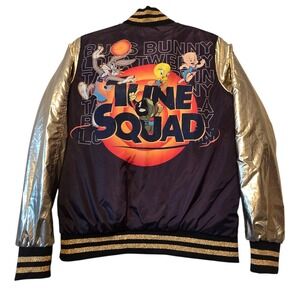 Members Only Space Jam Tune Squad Bomber Varsity Jacket Women's SM Lola Bunny